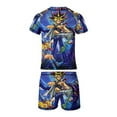 thumbnail image 6 of Yu-Gi-Oh Boys 2-Piece Swimsuit Set, Short Sleeve Rash Guard & Swim Trunks, 6 of 7