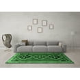 thumbnail image 3 of Ahgly Company Indoor Rectangle Persian Emerald Green Traditional Area Rugs, 7' x 10', 3 of 4