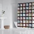 thumbnail image 2 of Math Equations Science Icons Blue Pattern Shower Curtain 84"x72" ,Bathroom Decorative Shower Curtains Set with 12 Hooks,Modern Waterproof Washable Shower Curtain, 2 of 6