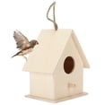 thumbnail image 4 of Birdhouses Kit, Beautiful Composite Board Wooden Birdhouse DIY Bird  Durable  For Wild Birds For Inhabit For Yard For Wild Large With Hemp Rope No. 6, 4 of 8
