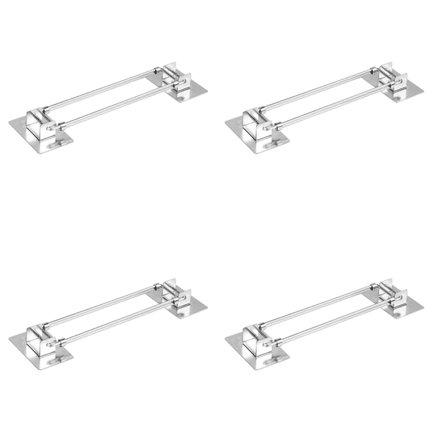Barra Almacenamiento para Esquina Ducha RV Organización Ajustable Acero Inoxidable Baño