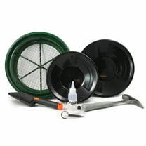 9pc ASR Outdoor Classic Field Gold Panning Kit Sifter Trowel Hammer