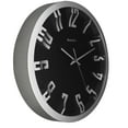 thumbnail image 2 of Westclox 12" Modern Silver Color Analog QA Wall Clock with Raised Numbers, 2 of 6