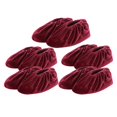 thumbnail image 1 of Cubrezapatos Zulema franela antideslizantes a prueba de polvo Reutilizables para Baño Cocina rojo, 1 of 8