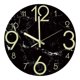 thumbnail image 2 of Reloj de pared perfecl luminoso de mármol de imitación 30cm silencioso decoración para hogar gris, 2 of 8