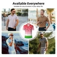 thumbnail image 5 of Logiee Watermelon Print Mens Polo Shirts,Mens Golf Polo Shirts,Short Sleeve Casual Polo Shirts for Men,Summer Fashion Beach Shirts-XX-Large, 5 of 6