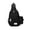 A - Black, variant on Nylon Crossbody Sling Bag for Women Men Anti-Theft Lightweight Shoulder Chest Bag Sling Daypack Multi Pockets with Water Bottle Holder for Casual Travel Hiking - Black