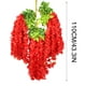 thumbnail image 3 of LADIGASU Flores Colgantes Moda Hogar Violeta Colgante de Pared Violeta Flor Artificial Decoración Simulación Colgante de Pared Guirnalda de Flores Orquídea de Seda Falsa Liquidación Ramo de Flores Si, 3 of 3