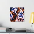 thumbnail image 6 of English Bulldog Portrait - Canvas, 6 of 25