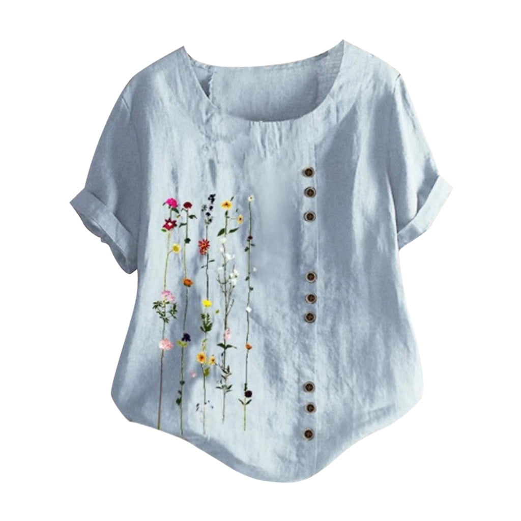 Buy ewaz Lilac Floral Embroidery Short Shirt Bell Bottom online