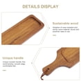 thumbnail image 3 of WESIEVYA Wood Serving Platter Steak Serving Board Light Brown 1Pack Families Commercial Use, 3 of 4
