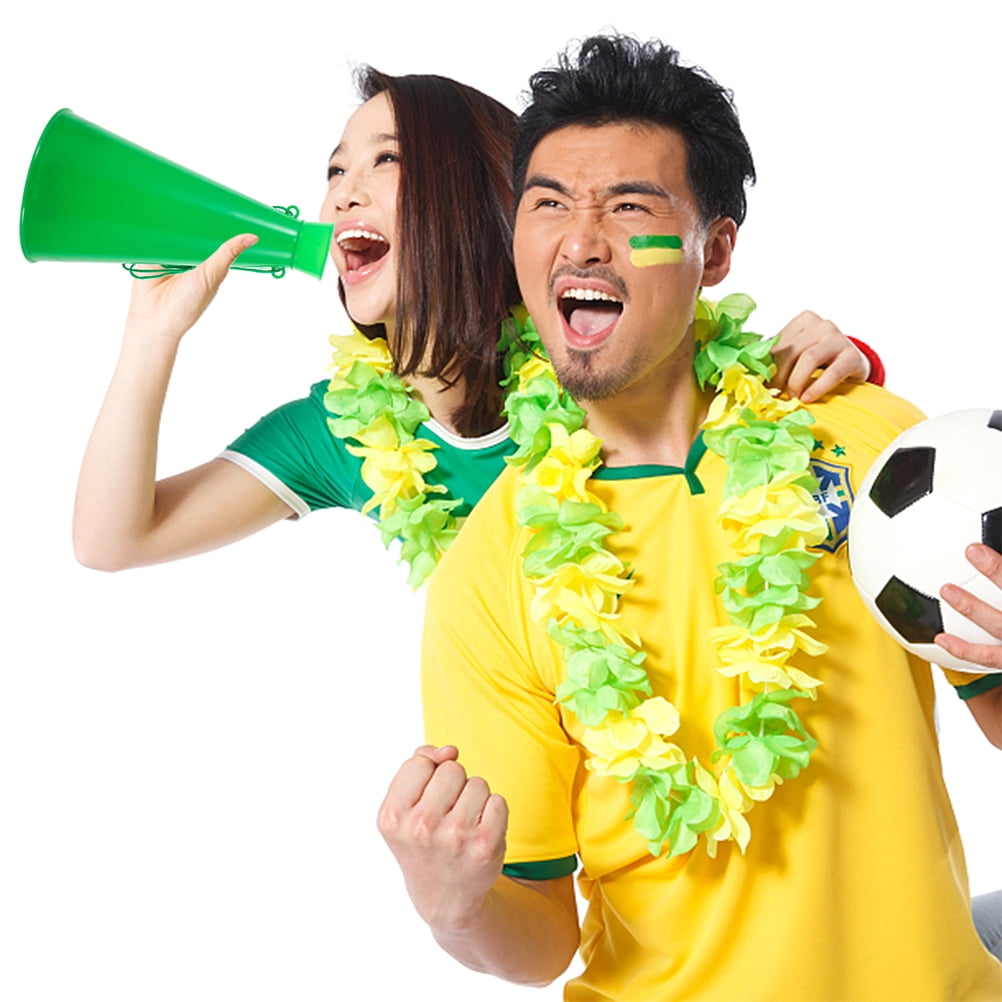 FENGGUIQU 6- Plastic Noise Makers Trumpet Shape for Sporting Events and Party Supplies