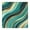 Blue and Gold, variant on Black and Gold Marble Wavy Lines Pattern Square Fitted Tablecloth with Elastic Edge,Square Table Cover,Washable Elastic Table Cover for Home Kitchen Party Decor 34"x34"