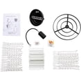 thumbnail image 6 of Crystal Chandelier Modern Raindrop Crystal Lighting Fixture H12.99XW9.05, E26 Small Ceiling Light for Bedroom, Kitchen, Living Room(Not Included Bulb), 6 of 9