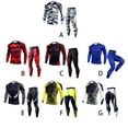 thumbnail image 2 of Male Thermal Underwear Compression Suit Function Breathable Long Johns Winter Outdoor Sports Function Training Clothing Fitness Bodybuilding Yellow, 2 of 9