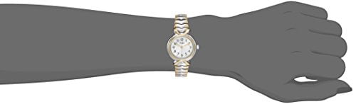 Timex Women's Pleasant Street Two-Tone 25mm Dress Watch, Expansion Band