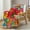 Christmas-1, variant on Merry Christmas Flannel Blanket Colorful Tree Cute Christmas Throw Blanket Green Pink Orange Holiday Season Home Decor (60"x80")
