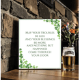 thumbnail image 5 of Irish Blessing Wall Art Sign - May Your Troubles Be Less Quote - St Patrick’s Day Decor - Shamrock Home Decor - Irish Housewarming Gift, 5 of 5