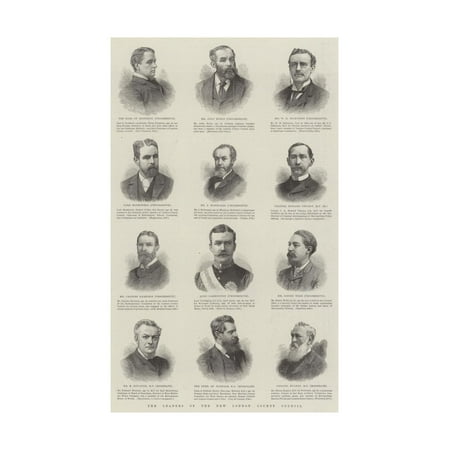 The Leaders of the New London County Council Print Wall