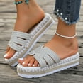 thumbnail image 4 of Tranfacy Chaussures d'Été, Sandales à Plateforme pour Femmes, Pantoufles Confortables à Bout Rond Décontractées pour la Plage, 4 of 4