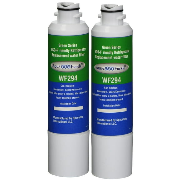 Aqua Fresh DA29-00020B Samsung Water Filter for Refrigerator Replacement for DA29-00020A/B, Haf-Cin/Exp, DA29-00020B-1, RF25HMEDBSR, RF28HMEDBSR, RS25J500DSR, RF263BEAESR (2 Pack)