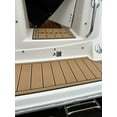 thumbnail image 4 of 1994 Bayliner 2355 Swim Platform Cockpit Pad Boat EVA Foam Teak Deck Floor Mat, 4 of 7