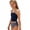 Blue, variant on Girls Strappy Backless Sporty Bikini Set Leopard Print Two Piece Swimsuits for Teen and Junior Beachwear girls swim suits