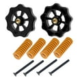 thumbnail image 2 of MasteelfCA 3D Printer Parts CR-10 Ender-3 Heated Bed Spring Leveling Kit Adjustment Nut Nut and Springs and Screw Heatbed Kit (Assorted Color), 2 of 7