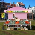 thumbnail image 3 of Costway 10'x10'Commercial Pop-up Canopy Tent Sidewall Folding Market Patio Pink, 3 of 10