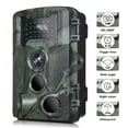 thumbnail image 2 of Camara Caceria Deportiva Vigilancia Espia Trampa Vision Nocturna infrarojos 36mp 120° con pantalla adentro, detector de movimiento fullHd 1080p aprueba de agua ip66 de Gogo electronics Color Camuflaje, 2 of 11