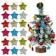 thumbnail image 1 of 30 colgantes de estrellas navideñas, estrellas 3D brillantes, adornos colgantes para fiestas, 1 of 8