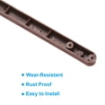thumbnail image 4 of Uxcell 12 Inch Drawer Slides Plastic Guide Rails Side Mounted Rails with Mounting Screws, Brown 4 Pcs, 4 of 6