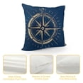 thumbnail image 4 of Qinduosi Set of Nautical Throw Pillow Covers Cushion Cover Decor Pillowcases” for Sofa Couch Patio White, 4 of 5