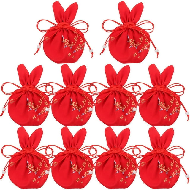 Empty Lavender Drawstring Bag Set Classic Aesthetics Car Decor Lightweight 12X8CM 10Pcs