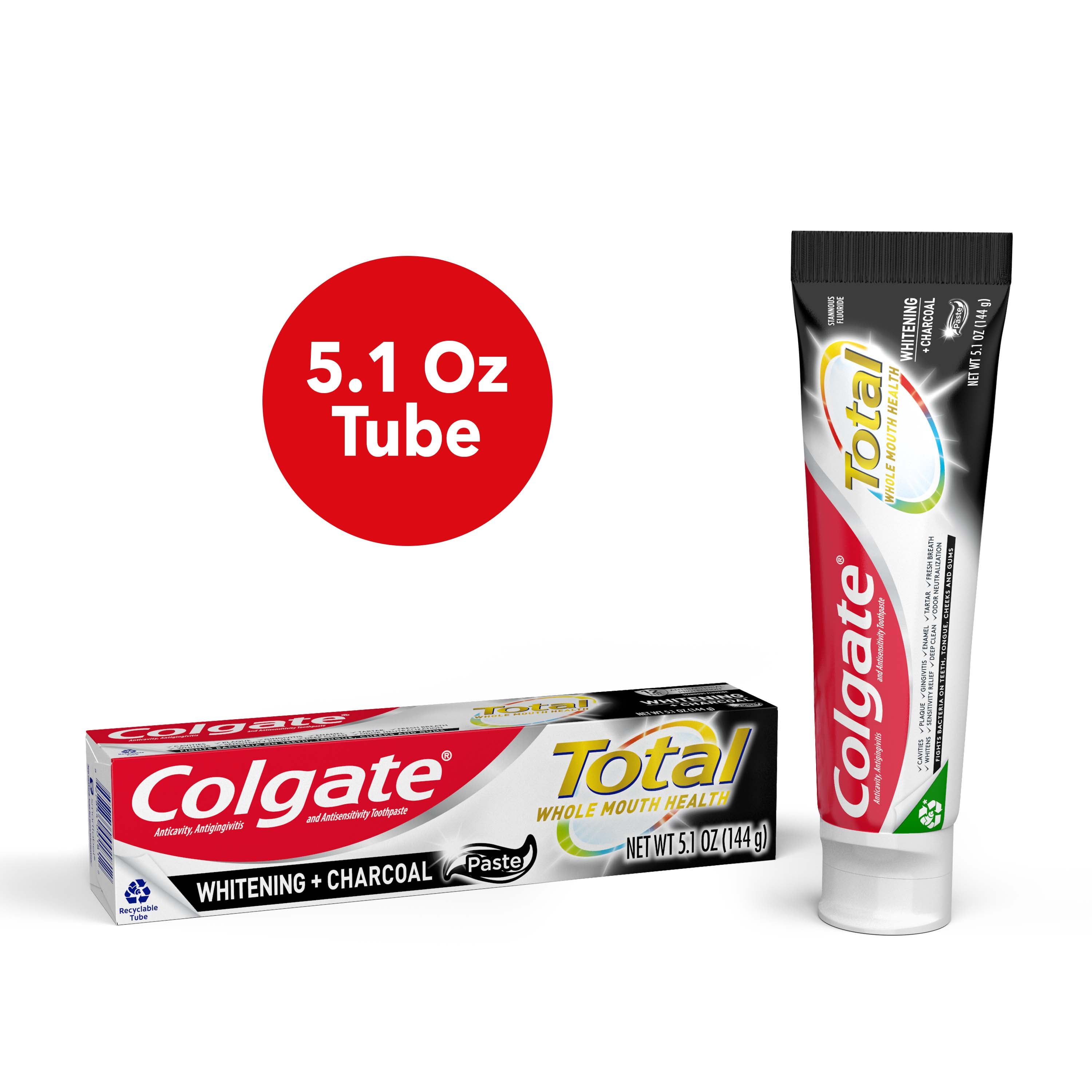 colgate total whitening charcoal