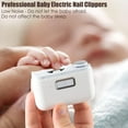thumbnail image 2 of Automatic Nail Clipper with Nail File, Electric Baby Nail Clippers with Light, Rechargeable Nail Clippers with Catcher, Electric Nail File for Baby, Kids, Seniors, Caregivers, 2 of 5