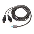 thumbnail image 2 of Cable de sonido de 2 pines Cable de cobre plateado 3 en 1 de repuesto para HD650 HD660S HD6XX HD600 HD660 HD580 HD535 HD545 Gris frío, 2 of 10