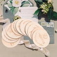thumbnail image 4 of Dalidasy 14Pcs Wooden Monthly Cards Infant Month Ornaments Milestone Memorial Wood Slices, 4 of 11