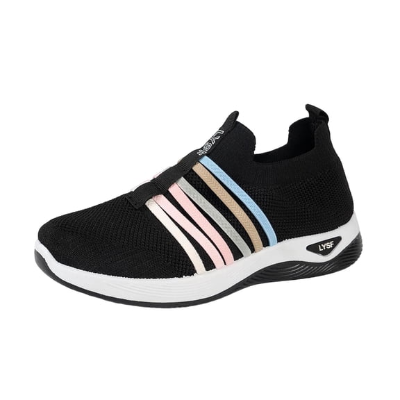 Breathable Flat Shoes With Decorative Cord Detailing for Everyday Outdoor Activity Casual Ons Women Comfortable -on Walking Footwear