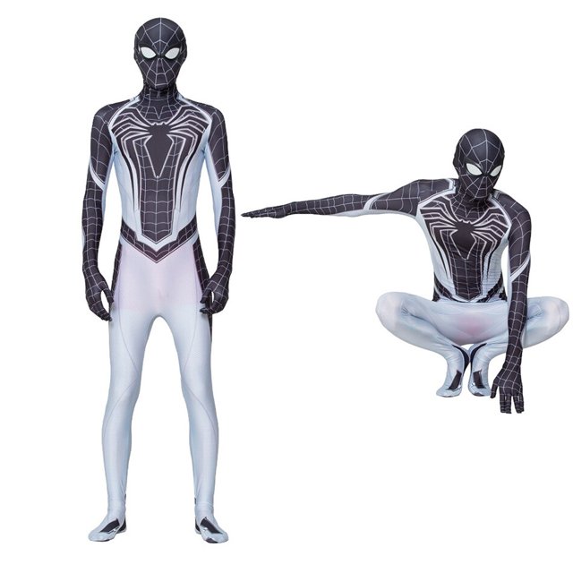 Disfraz de Spiderman para niños, traje de Cosplay de Miles Gwen, superhéroe, mono nocturno, ropa increíble de Spider-Man Fivean unisex