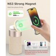 thumbnail image 4 of Altavoz Bluetooth COLSUR Cargador inalámbrico magnético con luz, 4 of 8