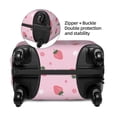 thumbnail image 3 of Bingfone Floral Strawberr Luggage Cover Washable Suitcase Cover Protector Anti-scratch Suitcase cover Fits 18-32 Inch Luggage, 3 of 8