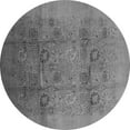 thumbnail image 1 of Ahgly Company Indoor Round Oriental Gray Industrial Area Rugs, 7' Round, 1 of 4
