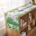 thumbnail image 6 of Table Runners 70 Inches Long Dress Scarves, St. Patrick's Day Farmhouse Coffee/Dining/Kitchen Table Decor, Holiday Table Runner, Green Shamrocks Truck Farmhouse Wood 13x70 Inch, 6 of 9