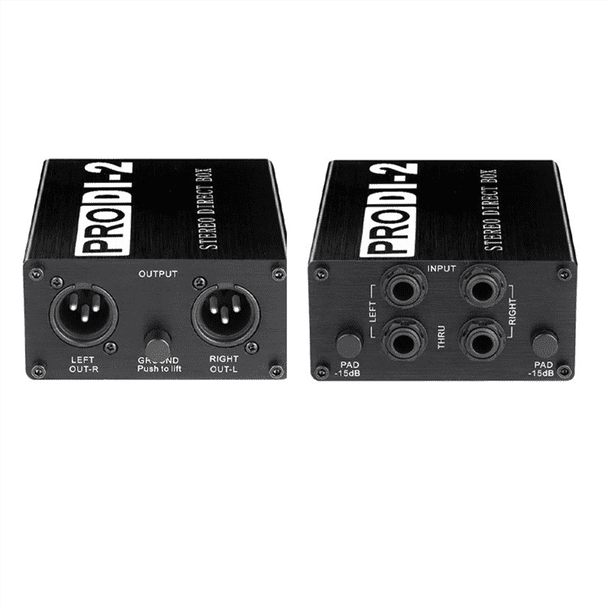 ProDI-2 Passive Stereo Direct Box Audio DI Box Direct Injection