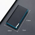 thumbnail image 5 of Ultra Slim Wallet for Men Bifold Trifold Credit Card Holder Men's Business Long Clutch Purse, 5 of 5