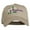 Khaki, variant on USA State Virginia Flowers Dogwood Embroidered Organic Cotton Cap - Navy OSFM