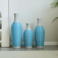 thumbnail image 5 of Modern Design PVC Floor Vase Set of 3, Durable Stand for Artificial Flowers & Dry Branches, Versatile Home Decor for Living Room, Dining Room & More, 5 of 9