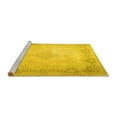 thumbnail image 2 of Ahgly Company Machine Washable Indoor Rectangle Persian Yellow Traditional Area Rugs, 4' x 6', 2 of 4