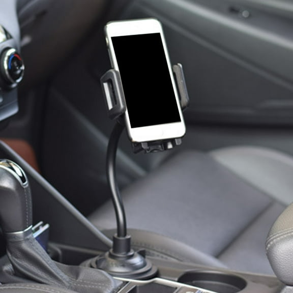 UPOUART Black Car Phone Holder 1-Pack Plastic Vehicle Mount with Charging Support, Auto Accessories